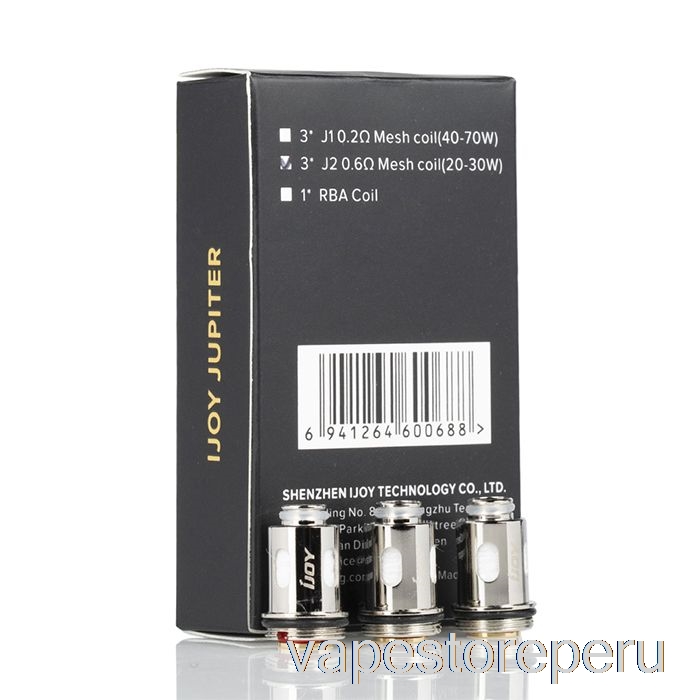 Vape Sin Nicotina Peru Ijoy Jupiter Bobinas De Repuesto Bobinas De 0.6ohm